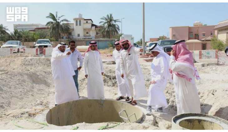 أمانة الشرقية تواصل تطوير الطرق والبنية التحتية بالخفجي