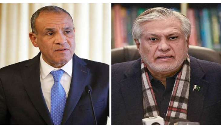وزیر الخارجیة اسحاق دار یتلقی اتصالا ھاتفیا من نظیرہ المصري