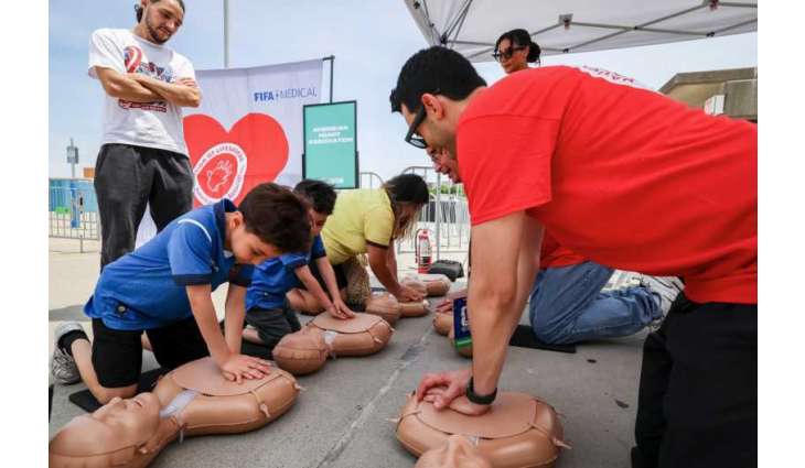 FIFA Fan Festival at World Cup 2026 empowers people to become lifesavers with CPR training