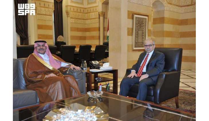 رئيس الوزراء اللبناني يستقبل سفير المملكة لدى لبنان