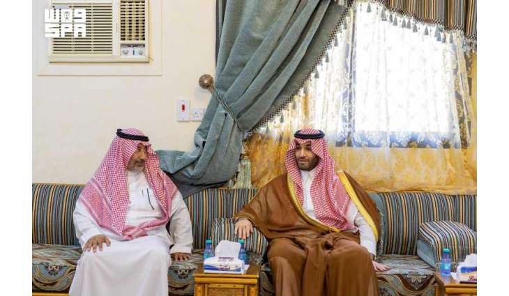 نائب أمير منطقة الجوف يعزّي وينقل تعازي أمير المنطقة لأبناء فيحان بن غلاب العتيبي