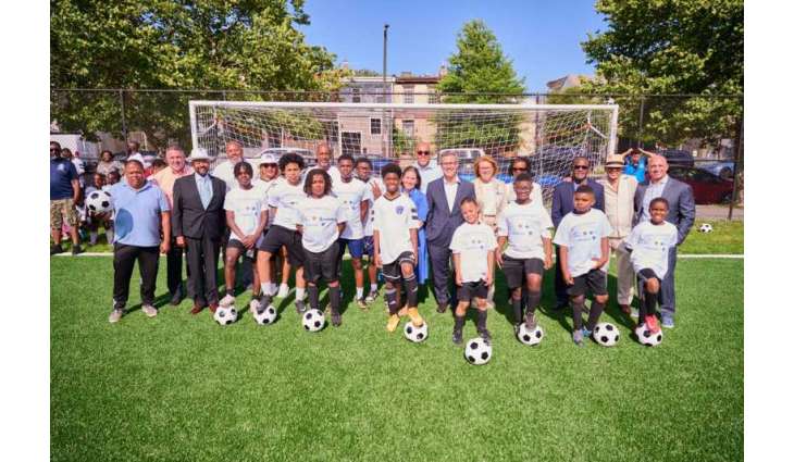 UAE Embassy, Children's Hospital of Philadelphia, Philadelphia Parks & Recreation bring spirit of soccer to Conestoga Park in West Philadelphia