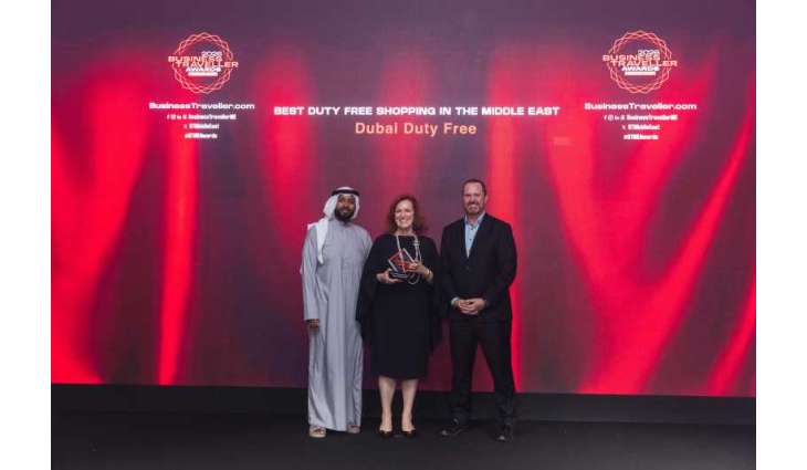 Dubai Duty Free receives 'Best Duty Free Shopping in the Middle East' award