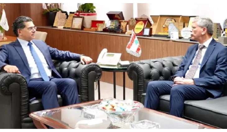 سفیر باکستان لدی بیروت یجتمع مع وزیر الاعلام اللبناني الدکتور بول مرقص