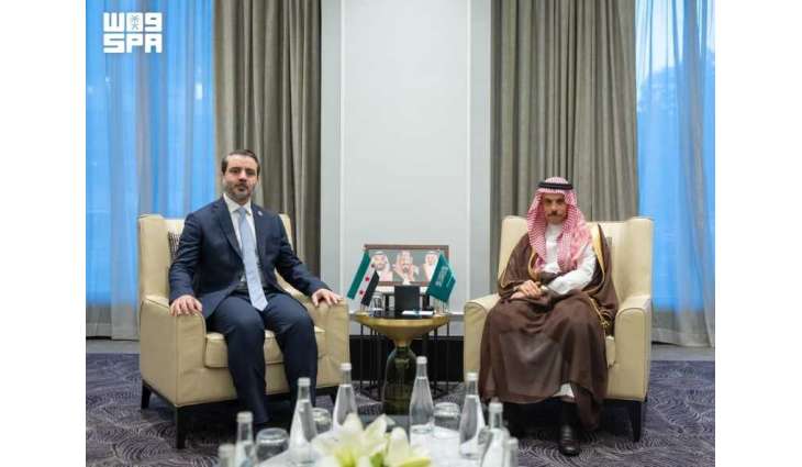 سمو وزير الخارجية يلتقي وزير خارجية سوريا
