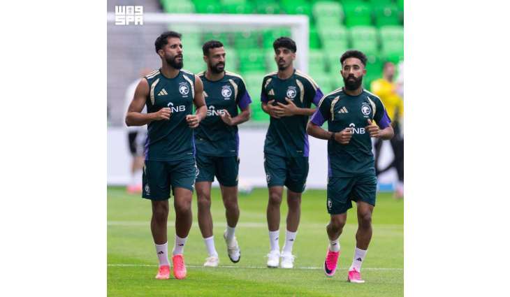 المنتخب السعودي يستأنف تدريباته استعدادًا لمواجهة منتخب الرأس الأخضر في كأس العالم