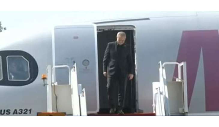 Iran President Dr Masoud Pezeshkian lands in Islamabad for a day-long official visit