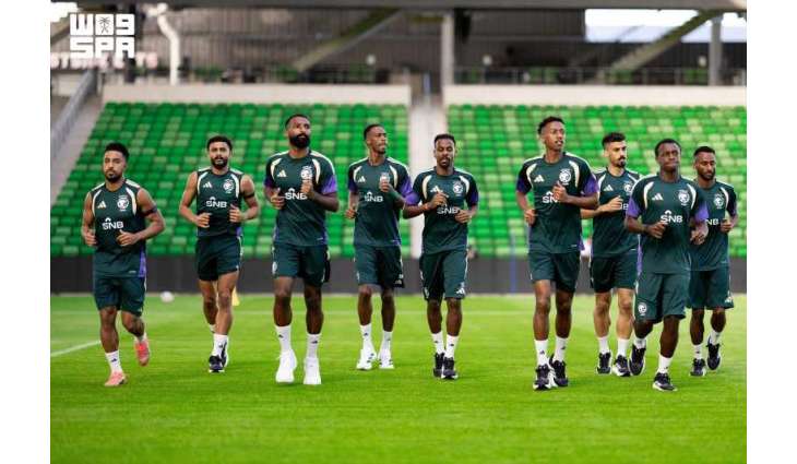 كأس العالم 2026: الأخضر يغادر غدًا إلى هيوستن ويواصل تدريباته للرأس الأخضر
