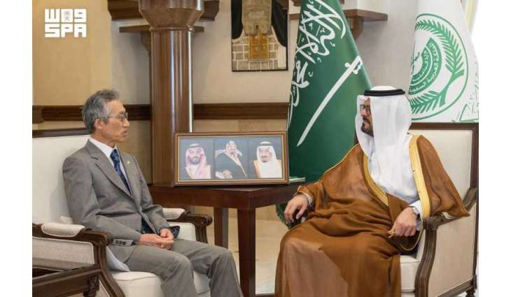 الأمير سعود بن مشعل يستقبل سفير اليابان لدى المملكة