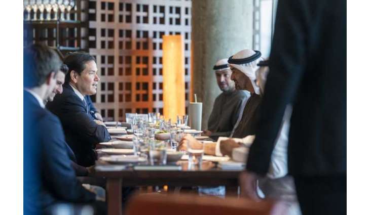 UAE President receives US Secretary of State