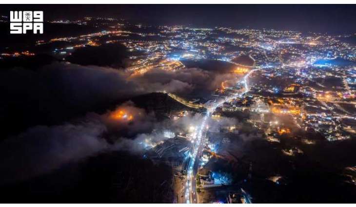 Clouds and Fog Transform Abha into a Striking Summer Landscape