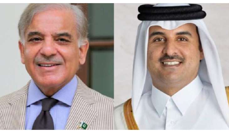 رئیس الوزراء شھباز شریف یتلقی اتصالا ھاتفیا من أمیر دولة قطر