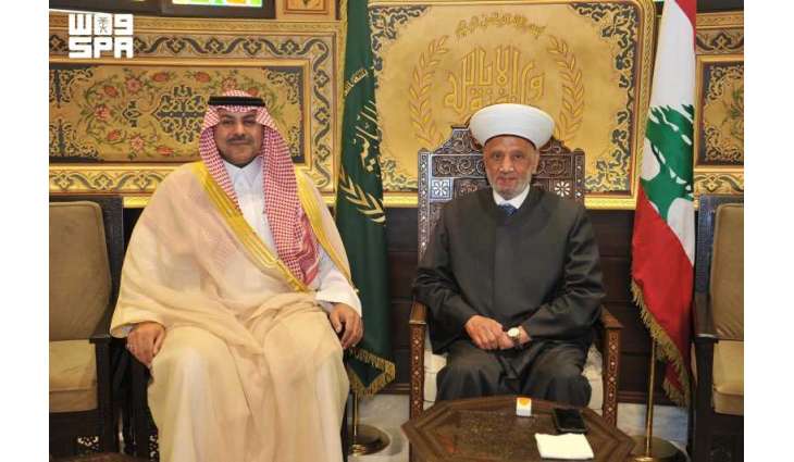 سفير المملكة لدى لبنان يزور مفتي الجمهورية اللبنانية
