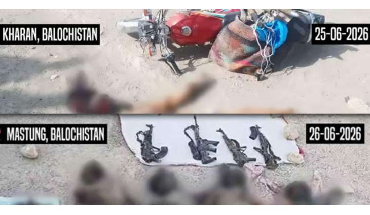 Security forces kill Indian-backed eight terrorists in Kharan, Mastung