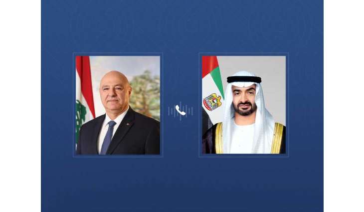 UAE, Lebanese Presidents discuss bilateral ties and regional developments in phone call