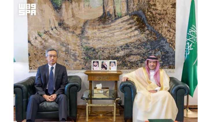 نائب وزير الخارجية يستقبل سفير اليابان لدى المملكة