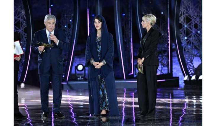 Reem Al Hashimy receives Italy's prestigious Marisa Bellisario Award