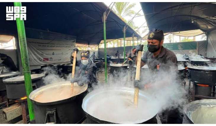 KSrelief's Central Kitchen Delivers 25,000 Hot Meals to Gaza Strip