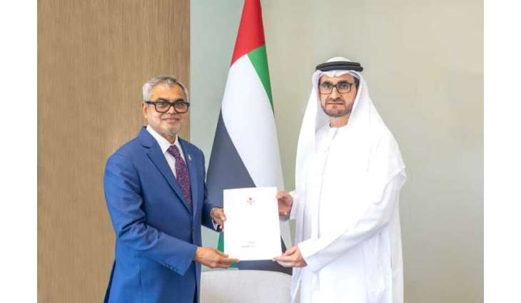 MoFA Undersecretary receives a copy of credentials of Ambassador of Maldives