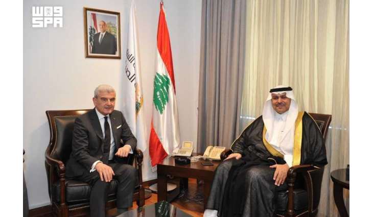 Lebanese Minister of Industry Receives Saudi Ambassador