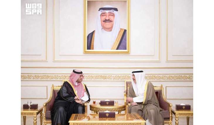 Kuwaiti First Deputy Prime Minister Receives Prince Turki bin Mohammed bin Fahd