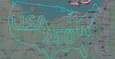 Pilot draws giant 'USA 250' in Ohio sky to celebrate America's 250th anniversary
