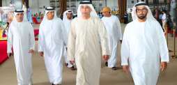 Abu Dhabi Heritage Authority Chairman, Director of Office of Presidential Court Chairman inspect Sheikh Zayed Summer Festival 2026 in Al Wathba