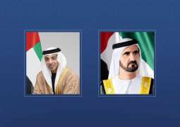 Mohammed bin Rashid, Mansour bin Zayed congratulate Prime Minister of Latvia