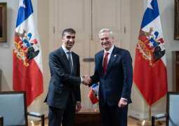 Chilean President receives Al Zeyoudi, stresses importance of advancing trade, investment relations with UAE