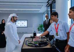 Hamdan bin Mohammed congratulates four Emirati students on winning gold at International Greenwich Olympiad