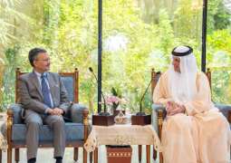 سعود بن صقر يستقبل السفير الهندي لدى الدولة