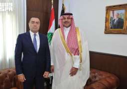 السفير الدوسري يلتقي مدير المخابرات في الجيش اللبناني