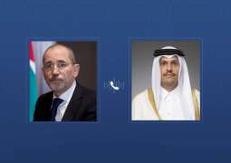 رئيس الوزراء القطري يبحث مع وزير الخارجية الأردني المستجدات الإقليمية