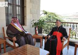 سفير خادم الحرمين الشريفين لدى لبنان يلتقي البطريرك الماروني