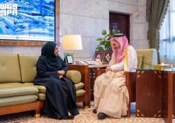 أمير منطقة الرياض يستقبل سفير تنزانيا المعين لدى المملكة