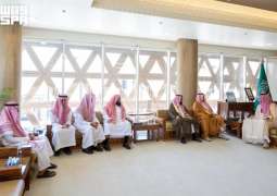 الأمير راكان بن سلمان يستقبل الفائزين بمسابقة أمير منطقة الرياض لحفظ القرآن الكريم