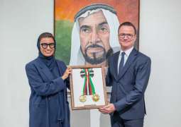 UAE President confers First-Class Order of Independence on Ambassador of Belgium