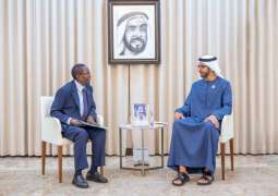 Shakhboot bin Nahyan receives South Sudan’s Minister of Foreign Affairs
