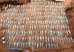 Egypt uncovers Nile Delta tomb with 560 funerary figurines
