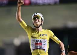 UAE Team Emirates-XRG's Tadej Pogačar vanquishes Alpe d’Huez in record speed at Tour de France
