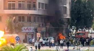 At least 18 injured in Damascus blasts during Macron's visit to Syria