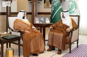 الأمير سعود بن مشعل يستقبل رئيس المحكمة الجزائية بمكة المكرمة