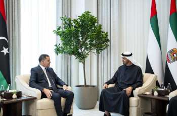 UAE President and Prime Minister of Libya's Government of National Unity discuss bilateral relations and regional developments