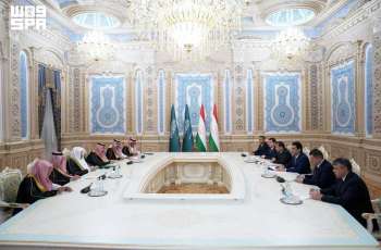 رئيس مجلس الشورى يلتقي رئيس المجلس الوطني للمجلس الأعلى بجمهورية طاجيكستان ويعقدان جلسة مباحثات رسمية بالعاصمة دوشنبيه