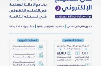 الجامعة السعودية الإلكترونية تطلق النسخة الثانية من الزمالة الوطنية في التعليم الإلكتروني بالشراكة مع 