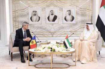 Saqr Ghobash discusses parliamentary cooperation with ambassadors of Moldova, Georgia