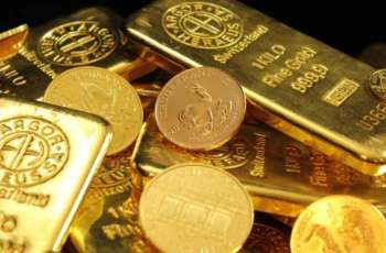 Gold price falls by Rs1,400 per tola in Pakistan