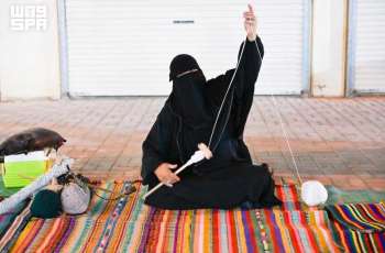 Traditional Spindle Corner Highlights Saudi Heritage at Turaif Farmers’ Market Festival