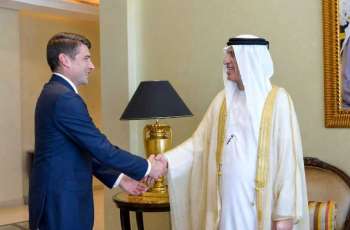 Saud bin Saqr receives Consul-General of Russian Federation