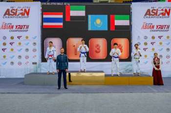 UAE wins 15 medals on opening day of Jiu-Jitsu Asian Youth Championship in Kazakhstan